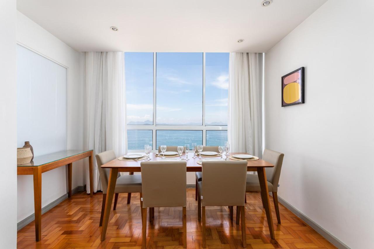 Belissimo Em Copacabana - Vista Para O Mar - A1103 Z3 リオデジャネイロ エクステリア 写真